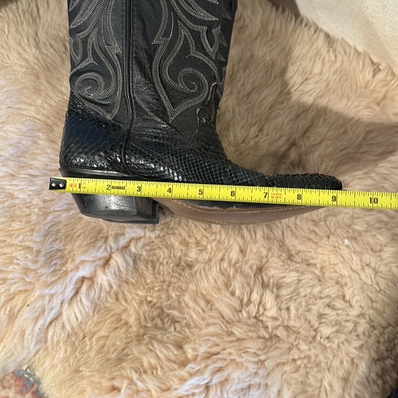 Laredo vintage snakeskin western cowboy boot - Picture 9 of 10